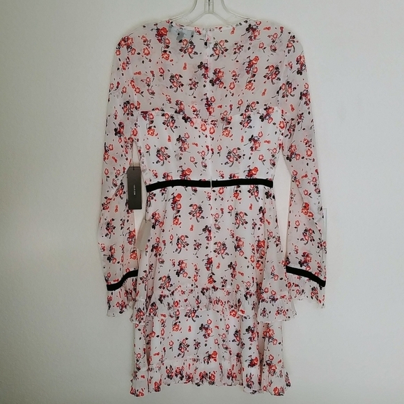 Lulus Dress Women's Floral Pattern Size XS Mini Long Sleeve #DE22909AL NWT! - Picture 8 of 8